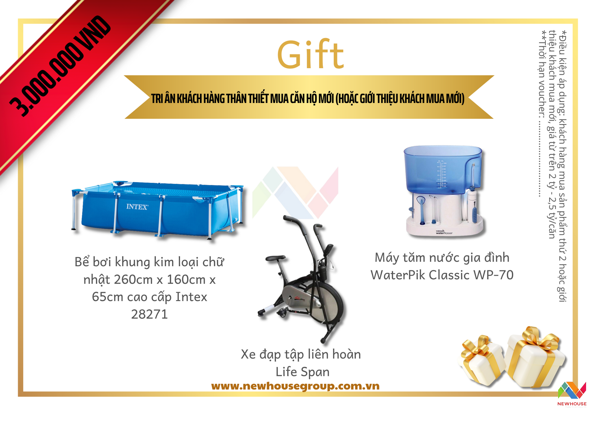 Hình ảnh của TRI ÂN KHÁCH HÀNG MUA SP THỨ 2 HOẶC GIỚI THIỆU BẠN MUA CÙNG NEWHOUSE